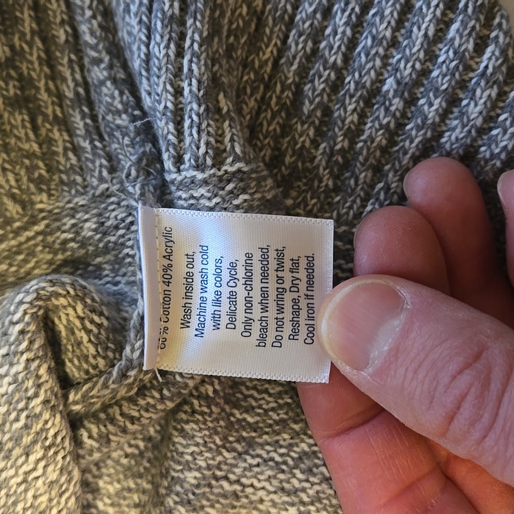 Urban Pipeline mens 1/4 zip sweater, large - Picture 3 of 3